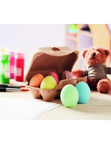 Set 6 tizas en forma de huevo Ecológica...