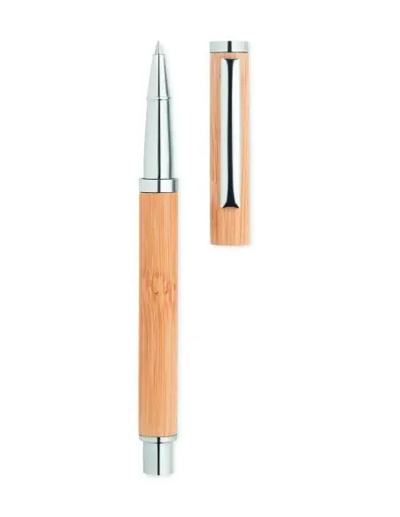 Bolígrafo de gel de bambú Ecológico Personalizado 7MO6558