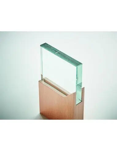 Placa o trofeo de cristal Ecológica...