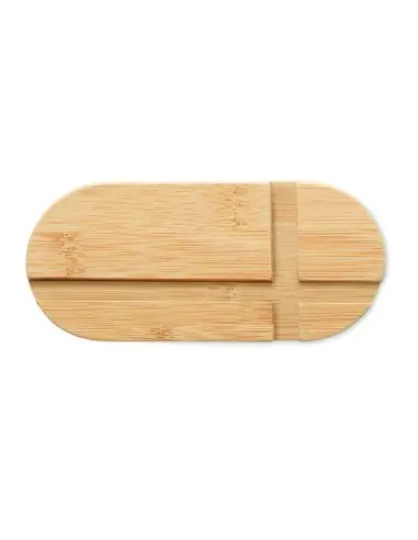 Soporte bambú tablet Ecológico Personalizado...