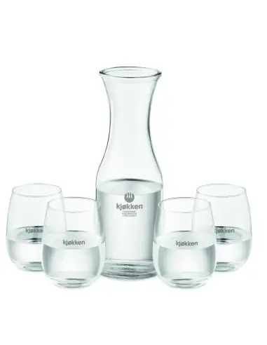 Set bebida vidrio reciclado Ecológica...