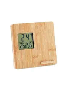 Estación meteorológica bambú Ecológica Personalizada 7MO6665 - Producto ecológico