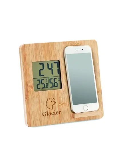 Estación meteorológica bambú Ecológica Personalizada 7MO6665