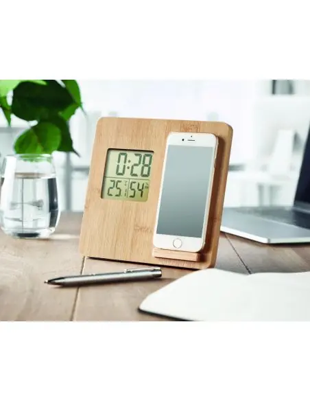 Estación meteorológica bambú Ecológica Personalizada 7MO6665