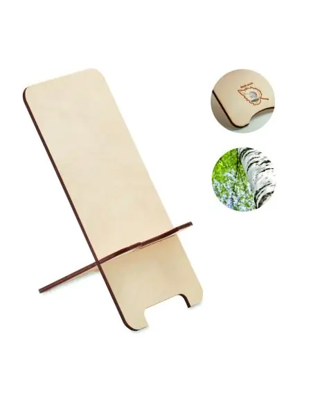 Soporte teléfono de abedul Ecológico Personalizado 7MO6690