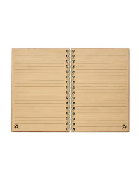 Libreta A5 de bambú anillas Ecológica Personalizada 7MO6790