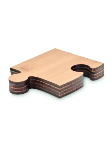 Set de 4 posavasos tipo puzle Ecológico...