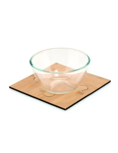 Set de 4 posavasos tipo puzle Ecológico...