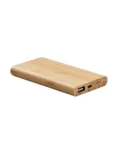 Power bank de bambú 4000 mAh Ecológico Personalizado 7MO6814