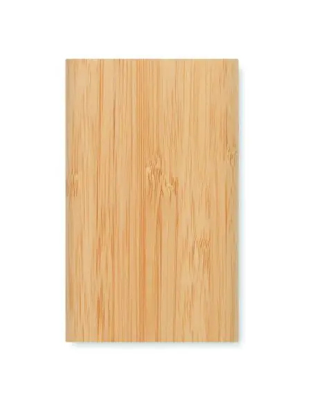 Power bank de bambú 4000 mAh Ecológico Personalizado 7MO6814