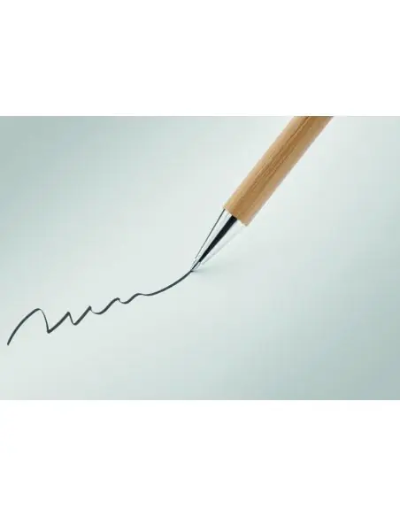 Bolígrafo giratorio de bambú Ecológico Personalizado 7MO6821