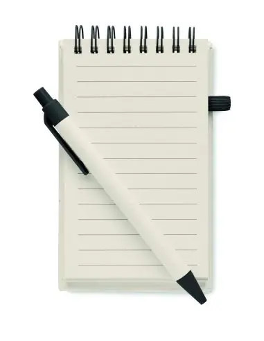 Libreta de cartón reciclado A6 Ecológica...