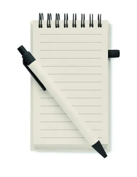 Libreta de cartón reciclado A6 Ecológica Personalizada 7MO6837