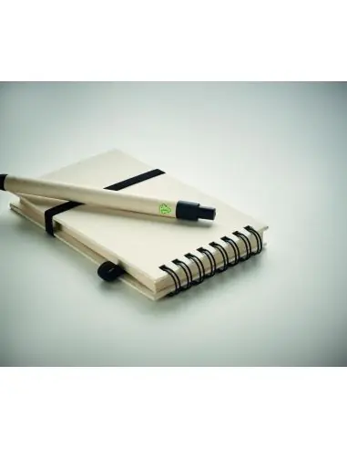 Libreta de cartón reciclado A6 Ecológica...