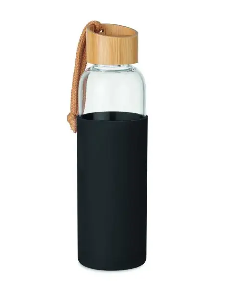 Botella vidrio 500 ml en funda Ecológica Personalizada 7MO6845