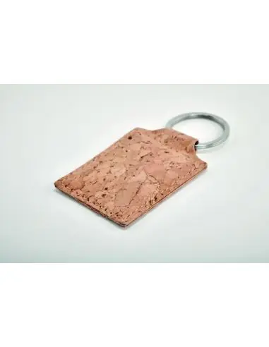 Llavero rectangular de corcho Ecológico...