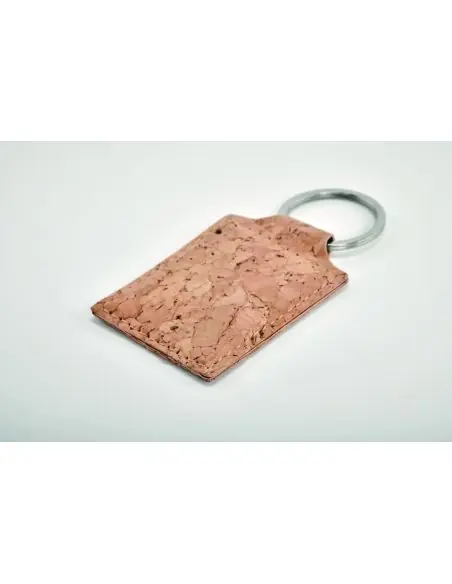 Llavero rectangular de corcho Ecológico Personalizado 7MO6878