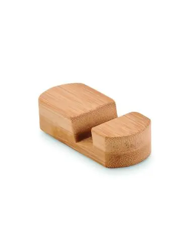 Mini soporte teléfono de bambú Ecológico...