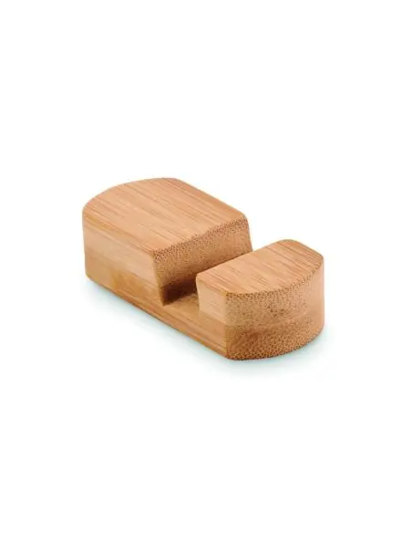 Mini soporte teléfono de bambú Ecológico Personalizado 7MO6888