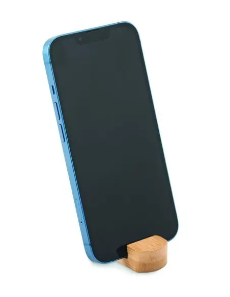 Mini soporte teléfono de bambú Ecológico Personalizado 7MO6888