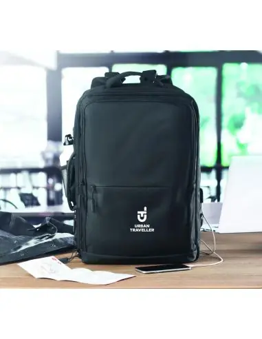 Mochila 600D RPET Ecológica Personalizada 7MO6901