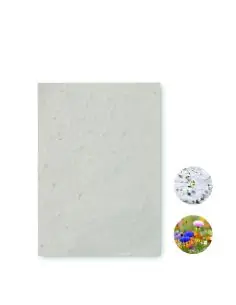 Hoja A6 de papel con semillas Ecológica Personalizada...