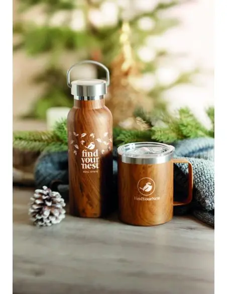 Botella de doble pared 500 ml Ecológica Personalizada 7MO6931