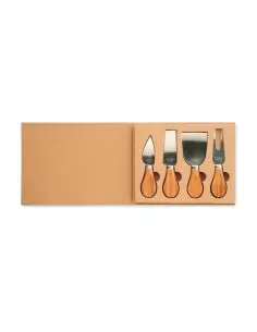 Set de 4 cuchillos para queso Ecológico Personalizado...