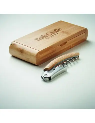 Abridor de camarero de bambú Ecológico...