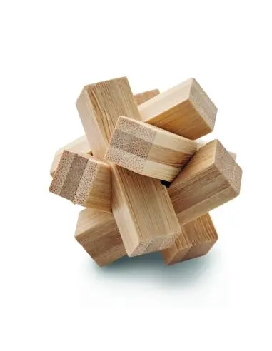 Rompecabezas de bambú Ecológica Personalizada...