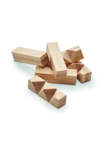 Rompecabezas de bambú Ecológica Personalizada...