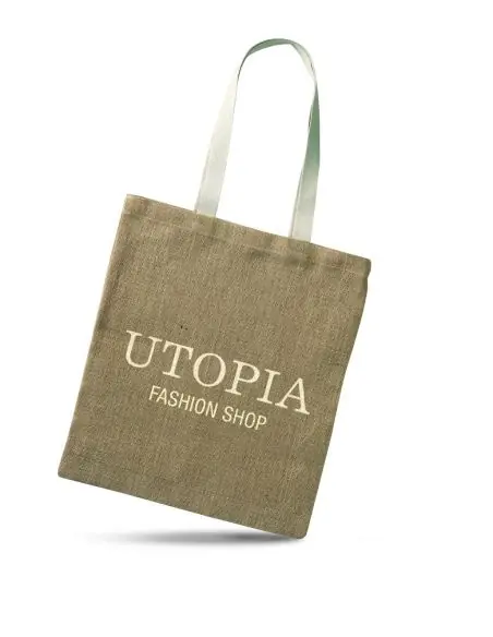 Bolsa de la compra en yute Ecológica Personalizada 7MO7264