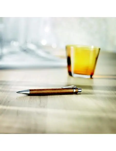 Bolígrafo automático de bambú Ecológico Personalizado 7MO7318