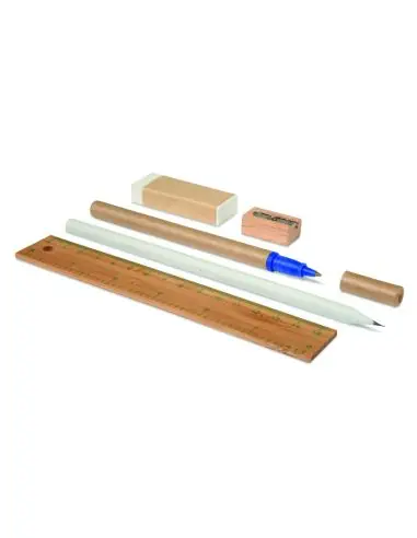 Set papeleria en bolsa algodón Ecológica...