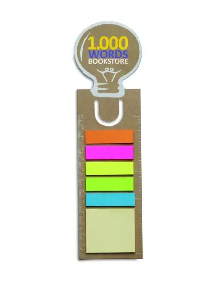 Punto de libro con marcadores Ecológico Personalizado 7MO7804