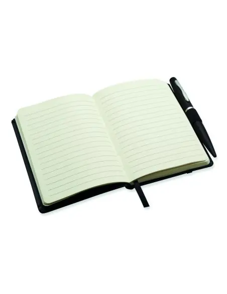 Libreta A6 con bolígrafo Ecológica Personalizada 7MO8109