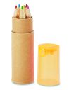 6 lápices de color en tubo Ecológico Personalizado 7MO8580 - Imagen 8