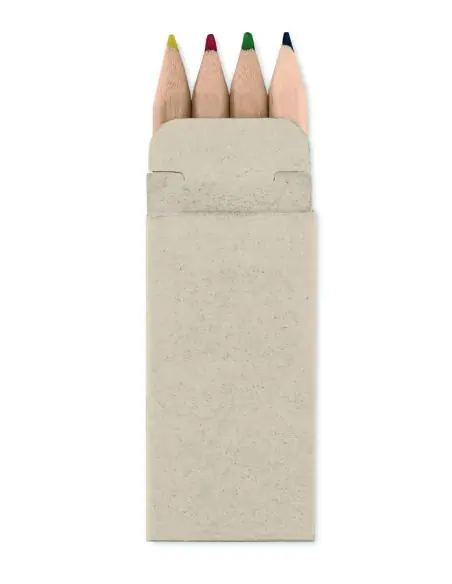 4 lápices de colores Ecológico Personalizado 7MO8924