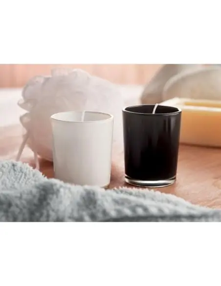 Vela aromática de cristal Ecológica Personalizada 7MO9030