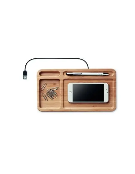 Cargador inalámbrico Ecológico Personalizado 7MO9391