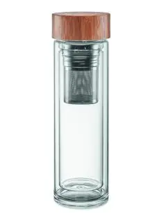 Botella cristal 400ml Ecológica Personalizada 7MO9420