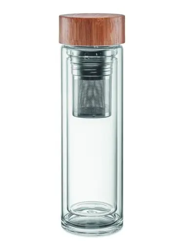 Botella cristal 400ml Ecológica Personalizada...