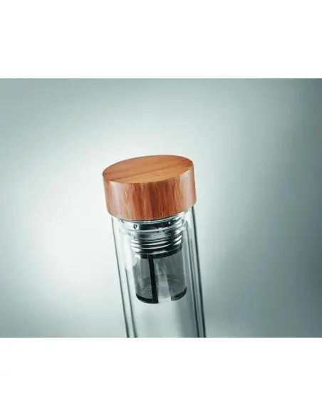 Botella cristal 400ml Ecológica Personalizada 7MO9420