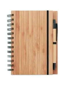 Libreta de bambú Ecológica Personalizada 7MO9435
