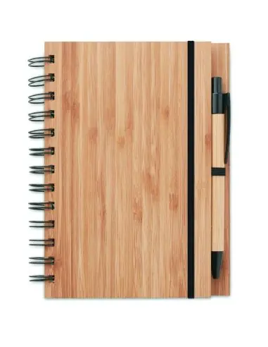 Libreta de bambú Ecológica Personalizada 7MO9435