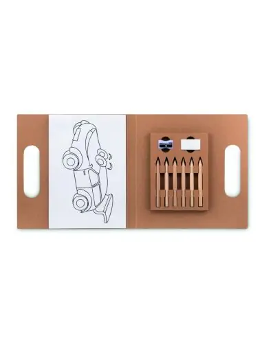 Set de 6 lápices para colorear Ecológico...