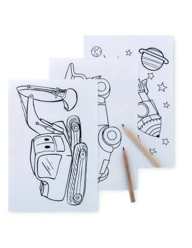 Set de 6 lápices para colorear Ecológico...