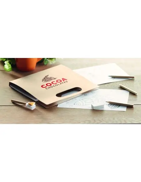 Set de 6 lápices para colorear Ecológico Personalizado 7MO9544