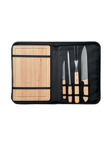 Set 4 accesorios barbacoa Ecológico Personalizado 7MO9686