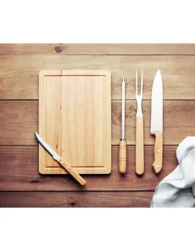 Set 4 accesorios barbacoa Ecológico...